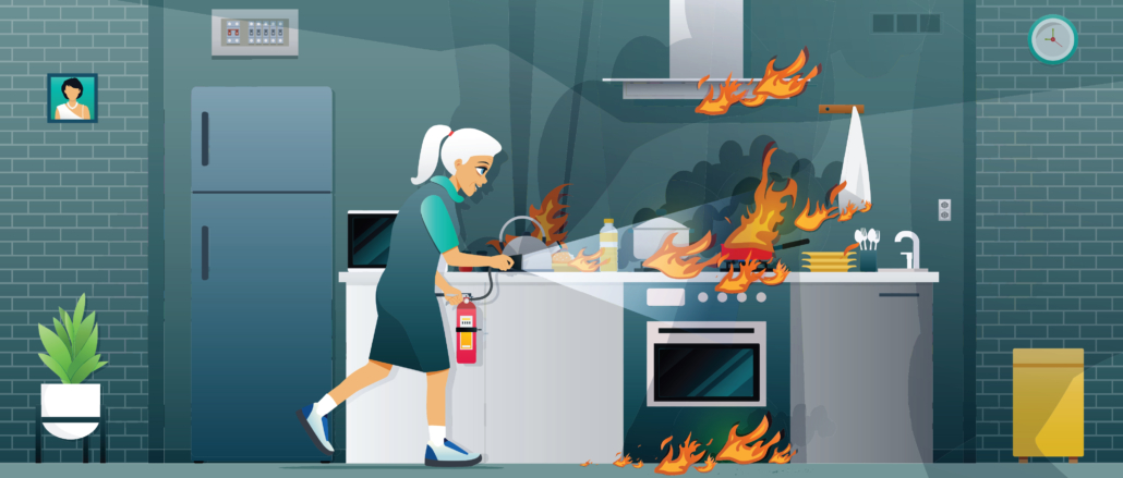 Kitchen fire