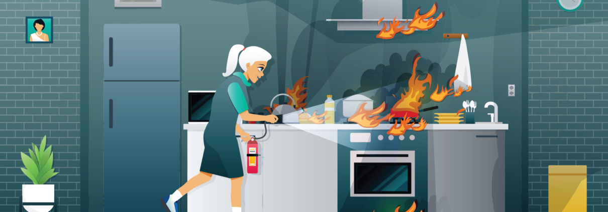 Kitchen fire