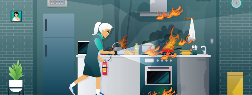 Kitchen fire